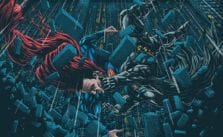Batman v Superman Poster by Dean Falsify Cook