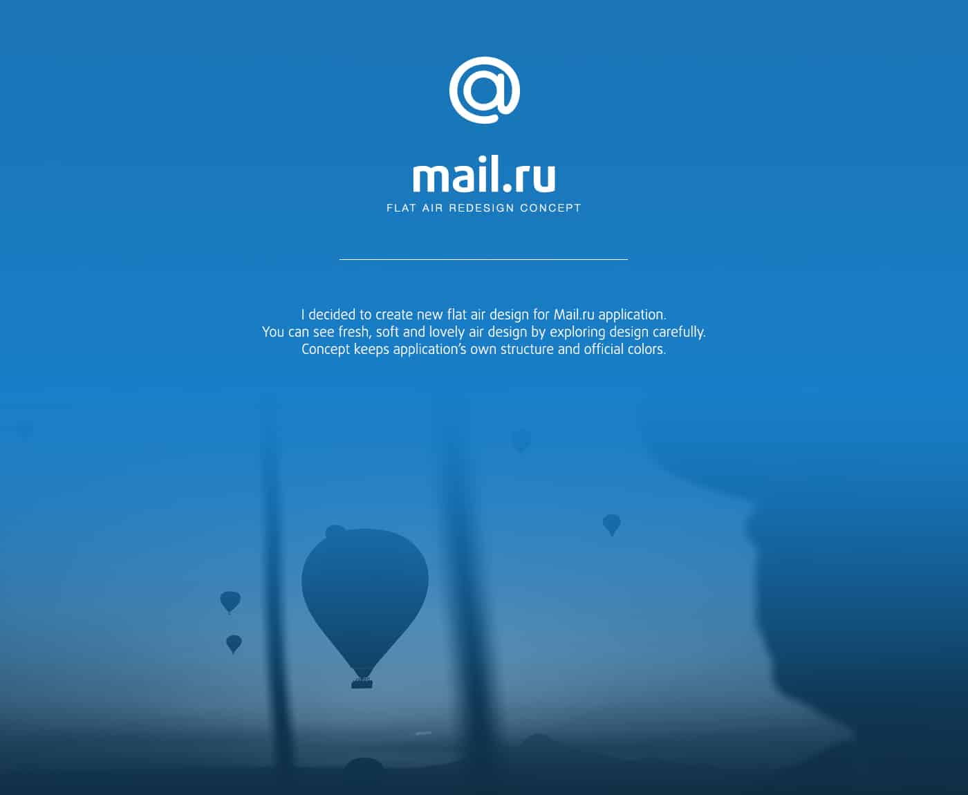 Redesign Mail.ru App by Amal Alili