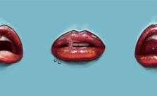Lips Study Illustration by David Belliveau