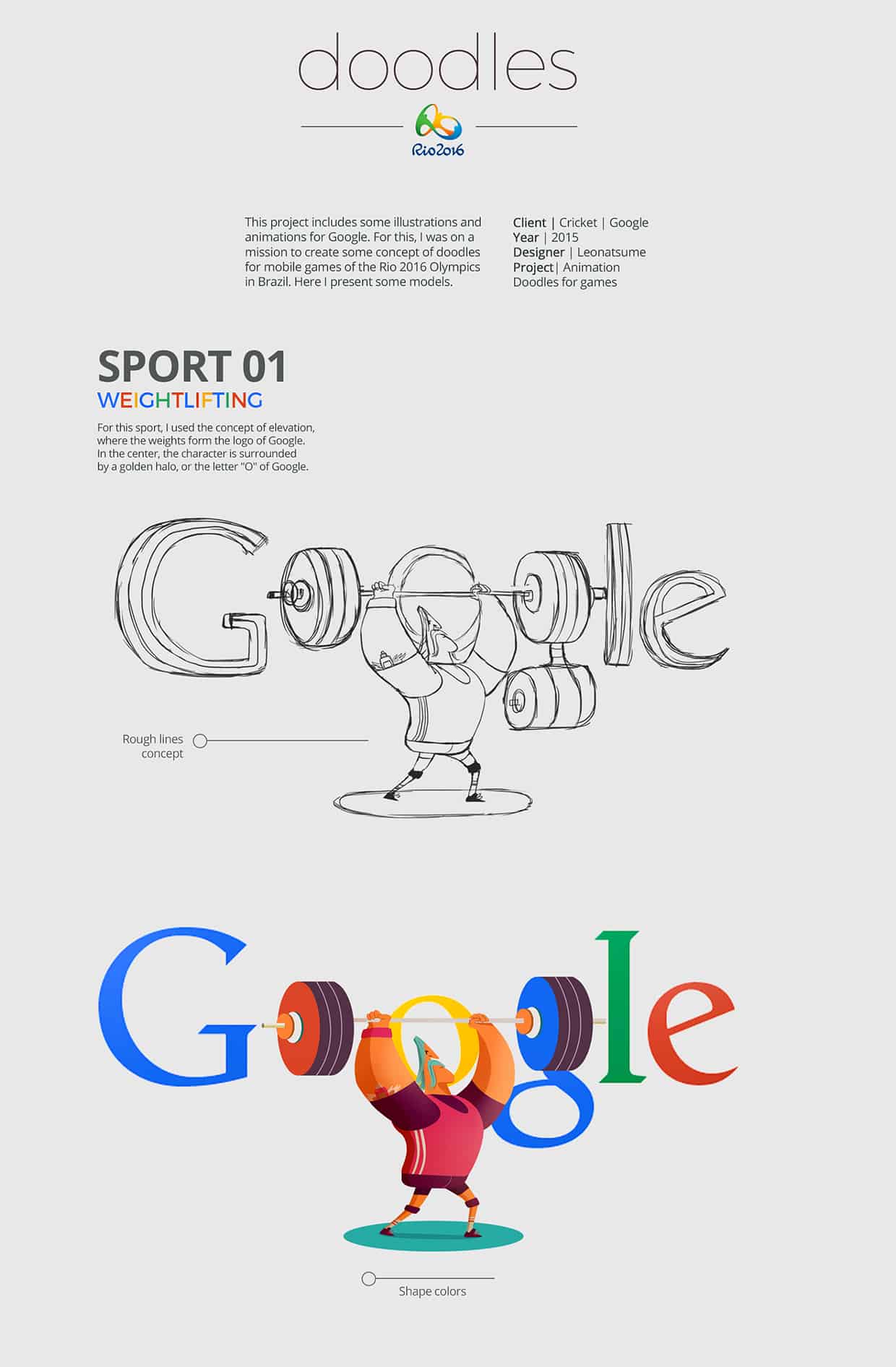 Google Doodles Rio 2016 Leo Natsume