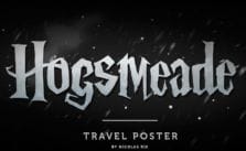 Hogsmeade Travel Poster by Nicolas Rix