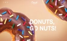 Donuts Webdesign by Florian Pollet