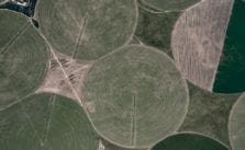 Aerial Views Circle Irrigation by Bernhard Lang