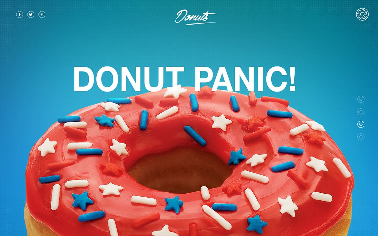 Donuts | Webdesign by Florian Pollet