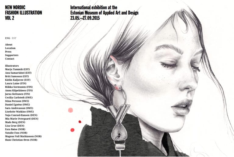 Nordic Fashion Illustration by Hans Christian Øren | Design Ideas