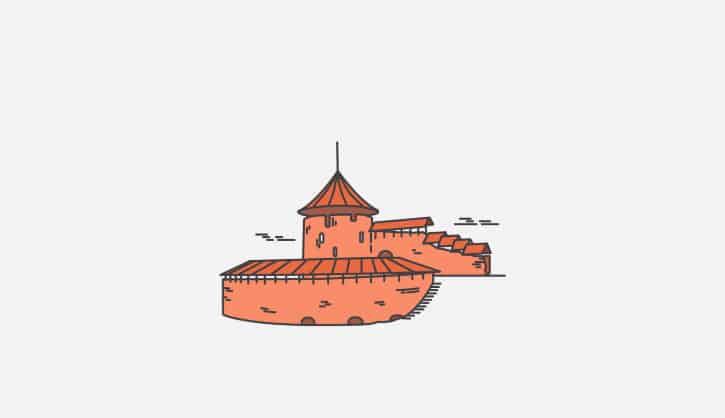 Kaunas Castle -situated in Kaunas, the second-largest city in Lithuania. Archeological evidence suggests that it was originally built during the mid-14th century, in the Gothic style.