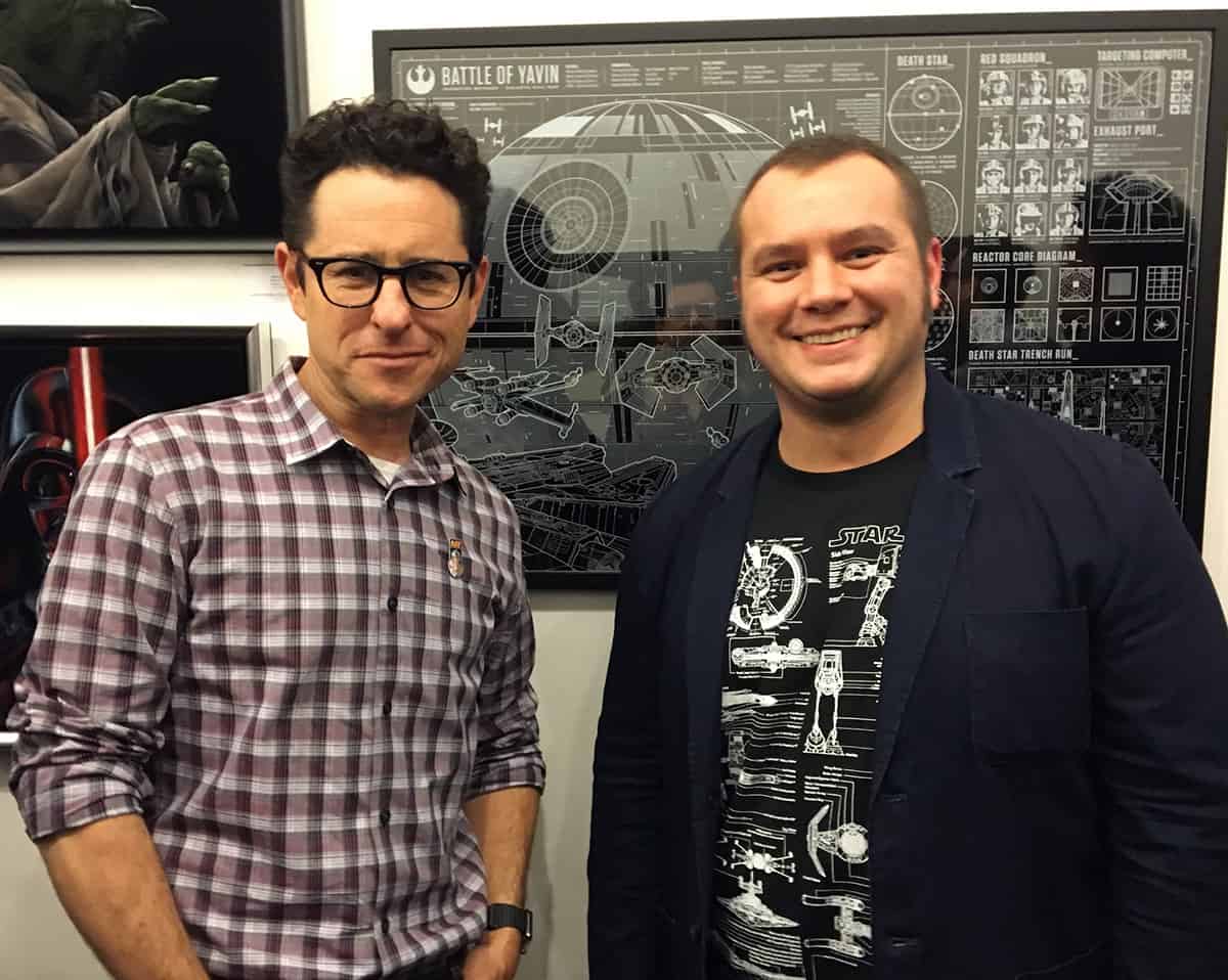 J.J. Abrams and Anthony Petrie on the show.