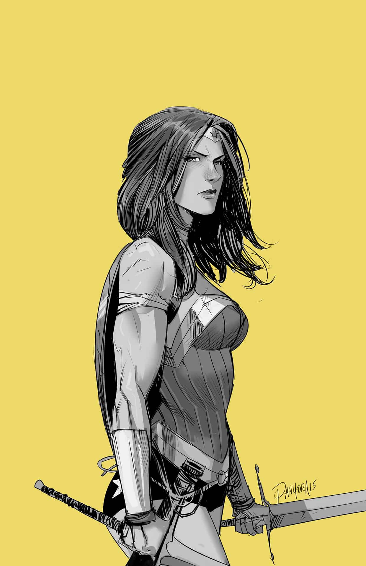 Wonder Woman Yellow by Dan Mora | Design Ideas