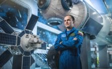 Spaceman Sergey Ryazanskiy by Ilya Nodia