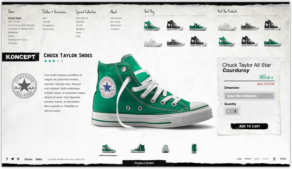 Converse designers shop
