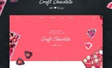 Craft Chocolate - Web Design Concept by Kris Anfalova