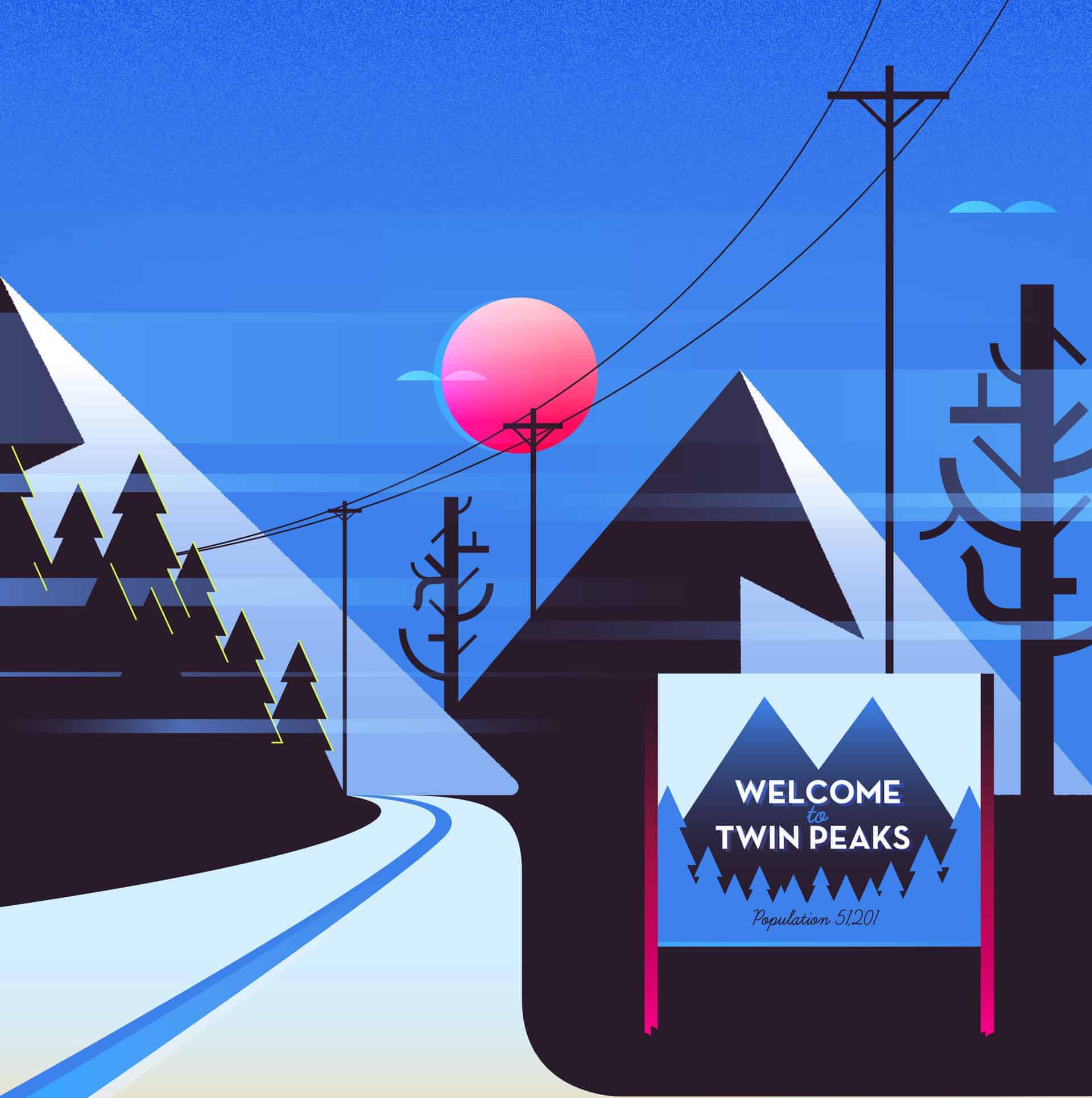 Twin Peaks · Flat Portraits