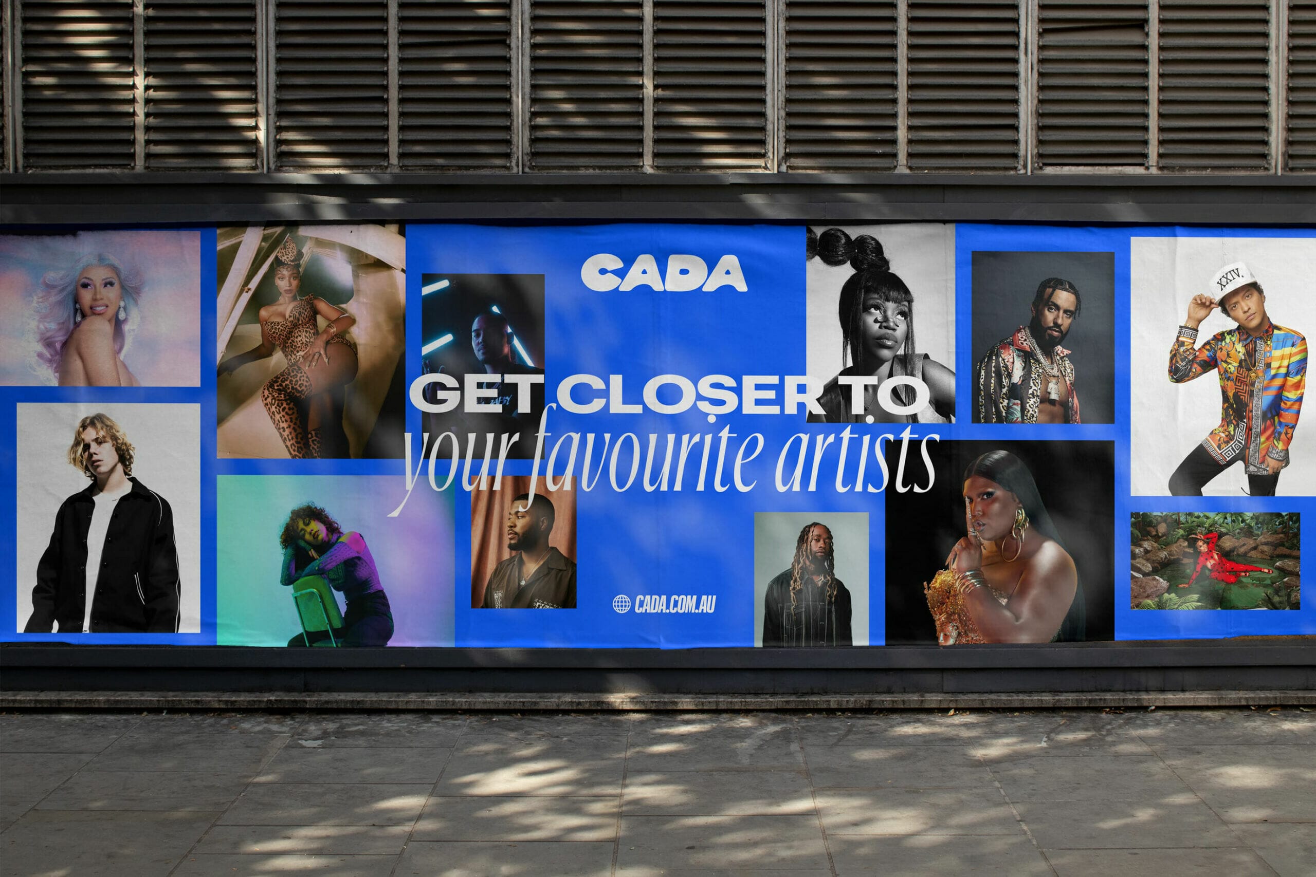 Universal Favourite's rebrand for CADA, Australia's home of hip hop and R&B