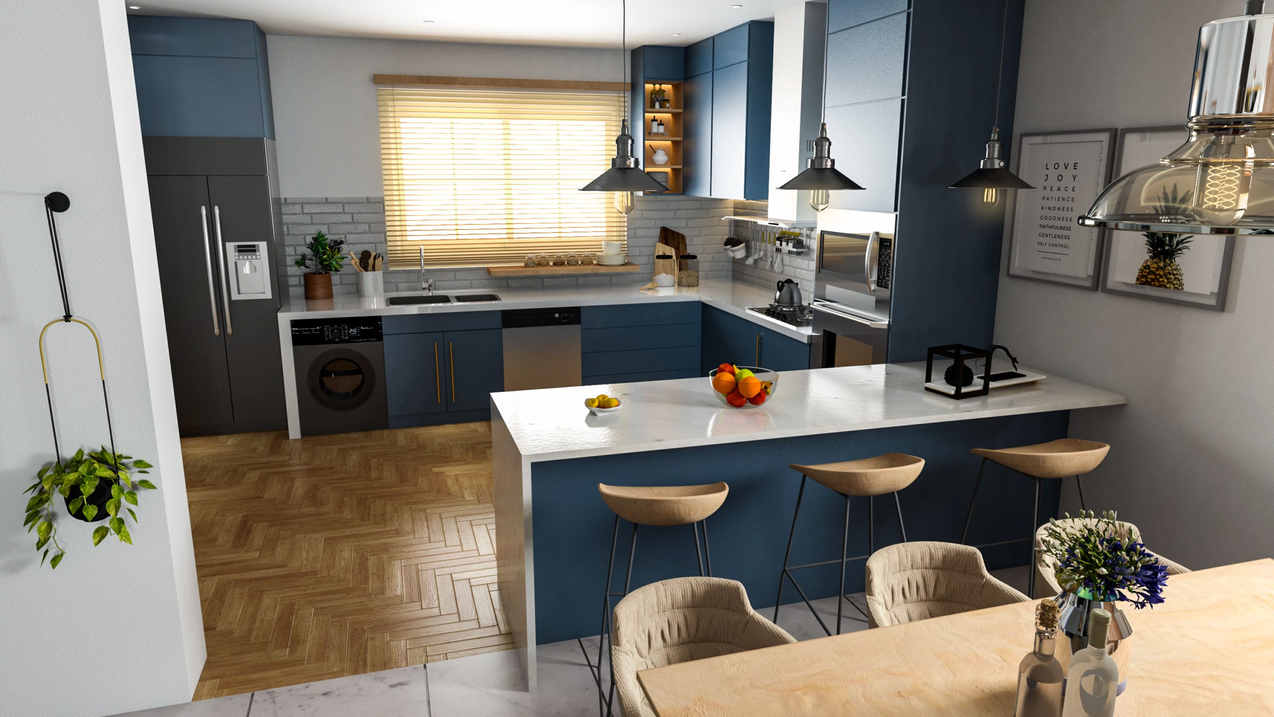 Modern Kitchen & Dinning Room | Design Ideas