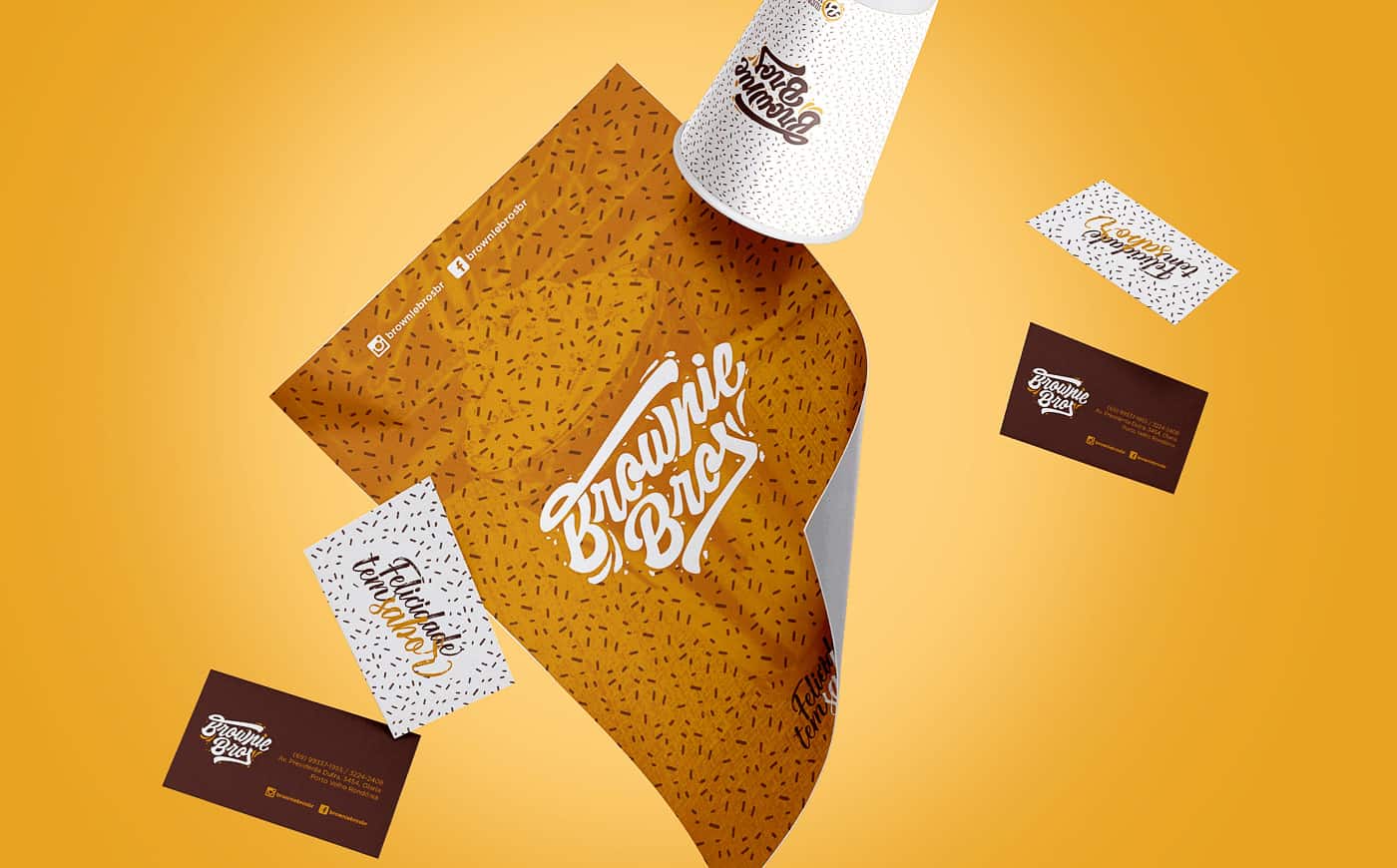 Brownie Bros Coffee Shop Branding