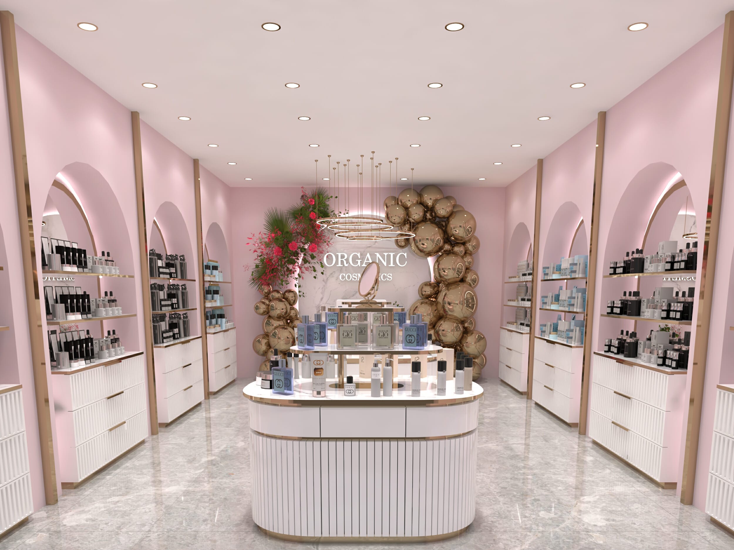 Cosmetic Shop Design Ideas   1 246 