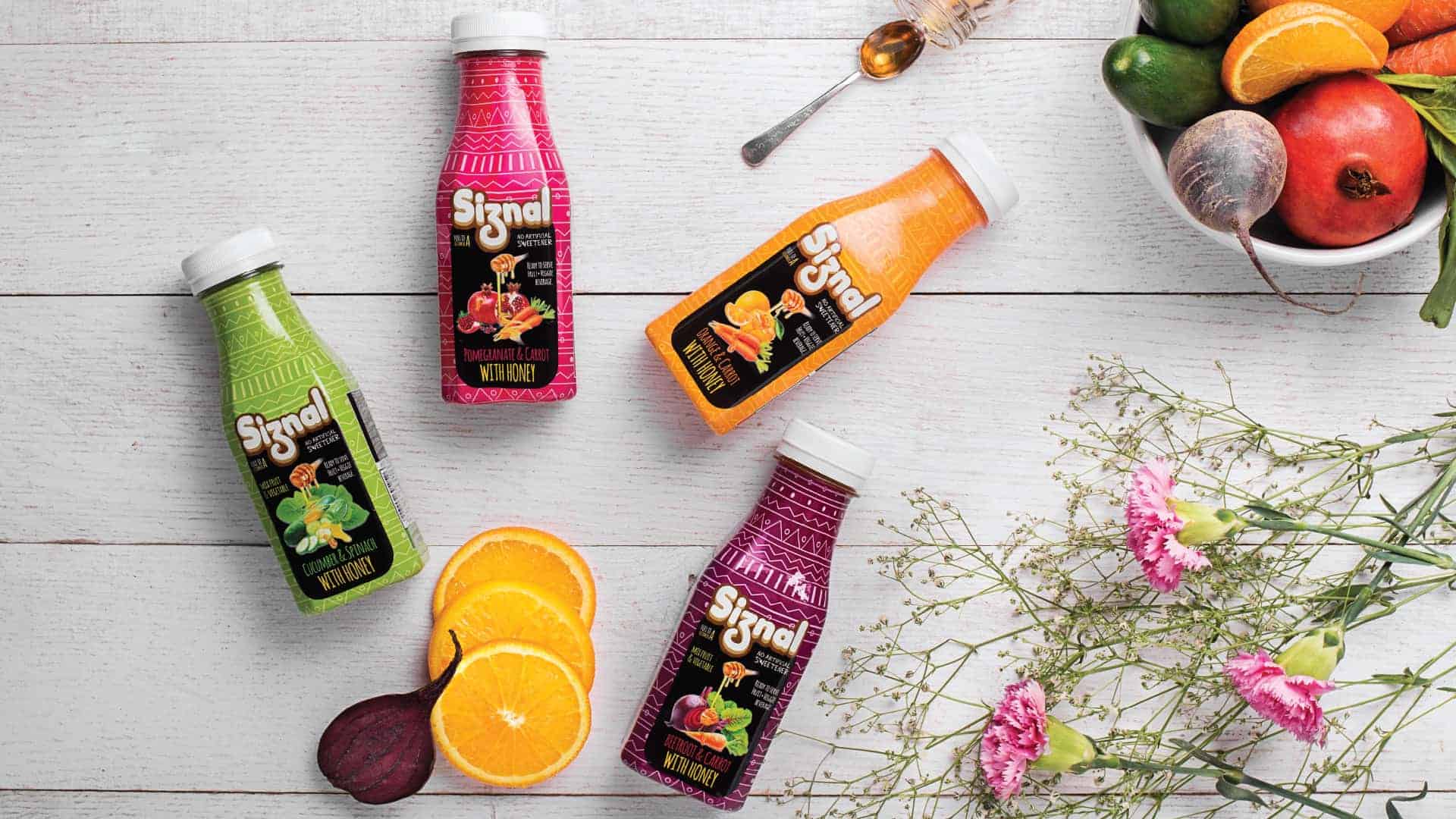 Siznal Juice Packaging