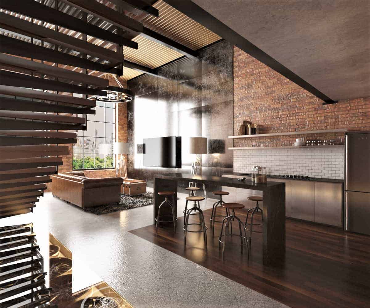 Industrial Warehouse Loft Design Ideas