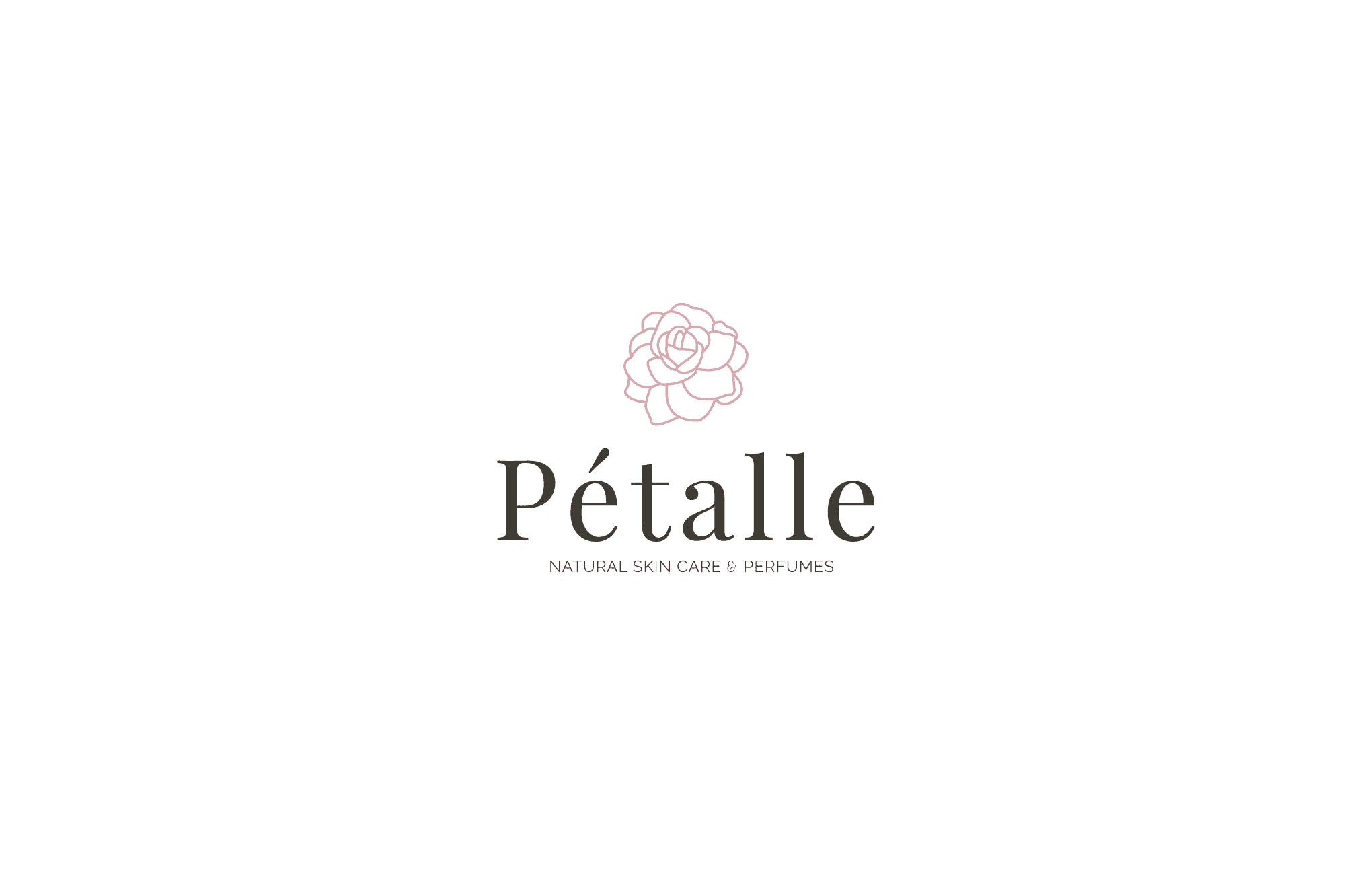 Feminine Logo for PéTalle Natural Skin Care and Perfume