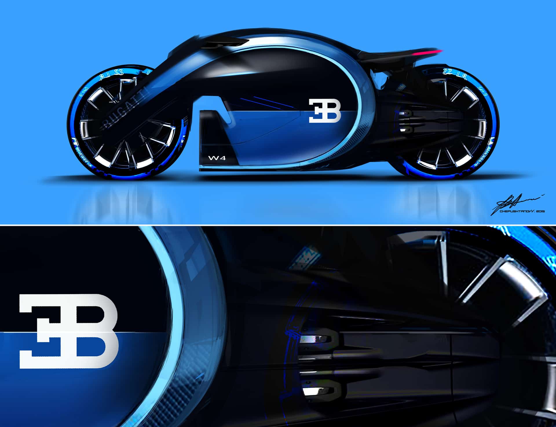 BUGATTI SPORTBIKE CONCEPT Design Ideas