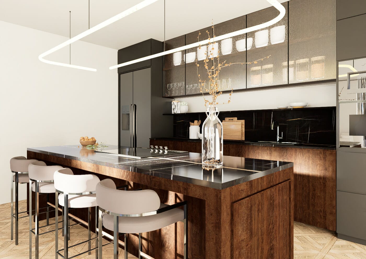 Line Kitchen Design Ideas