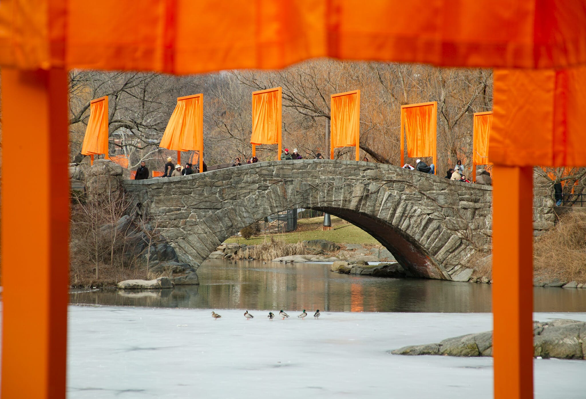 The Gates, Christo and Jeanne-Claude, Central Park, NYC, USA