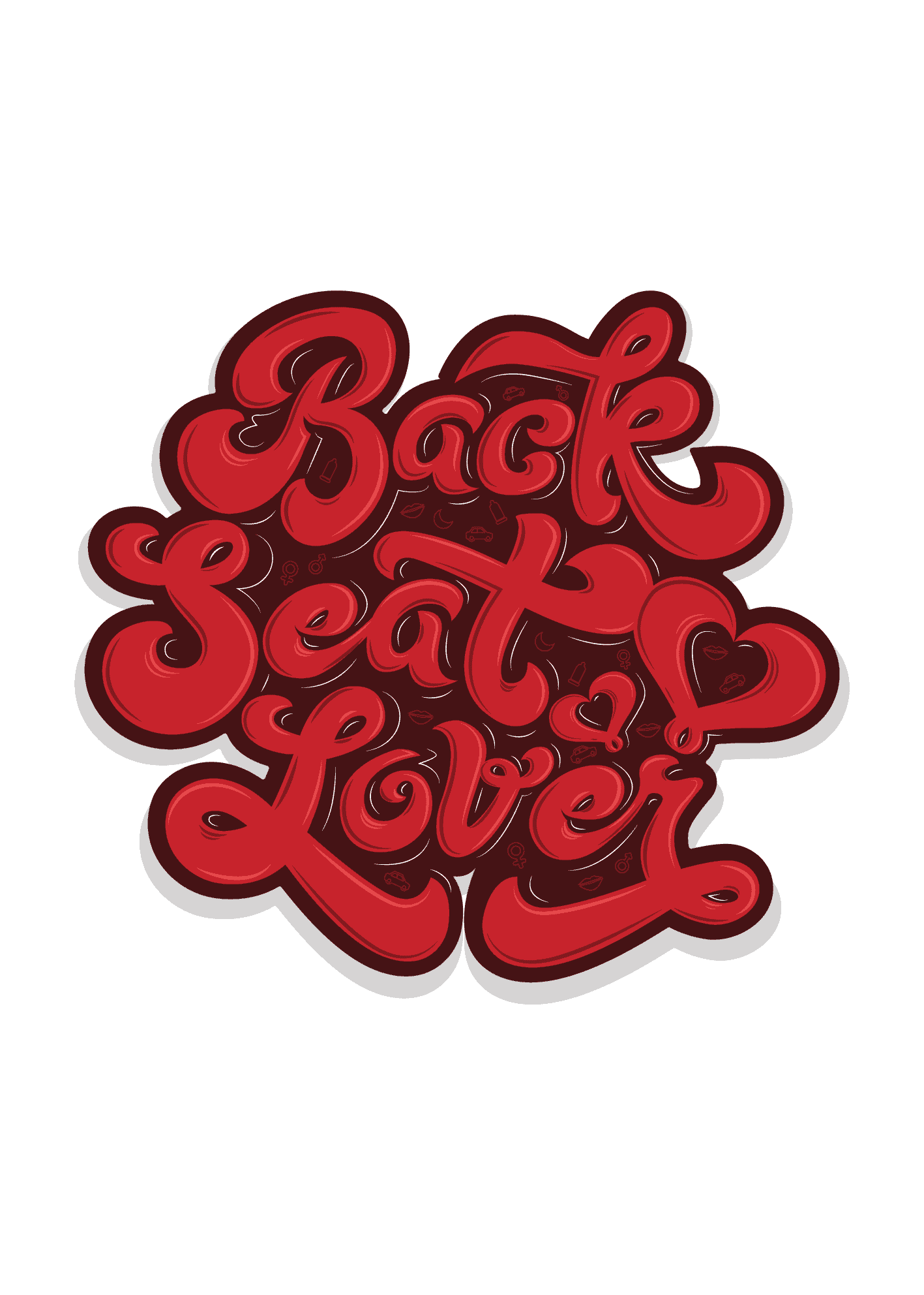 "Back Seat Lover Goodtype Book" Design Ideas