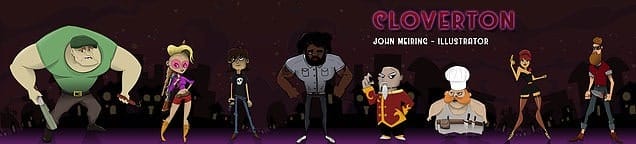 Cloverton Game Characters
