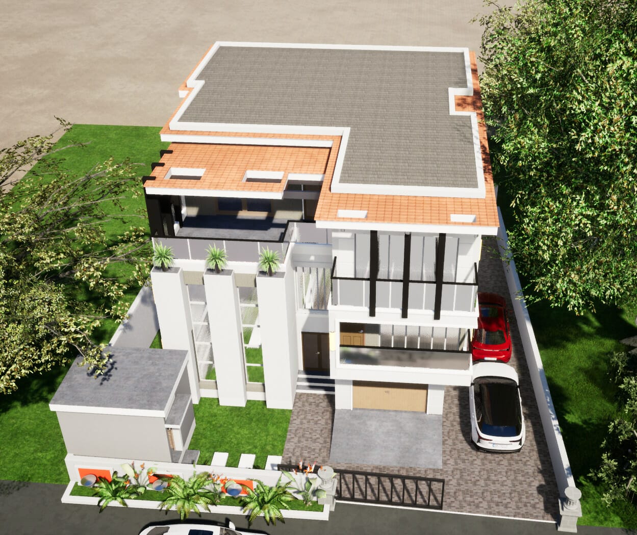 Proposed 6 bedroom duplex