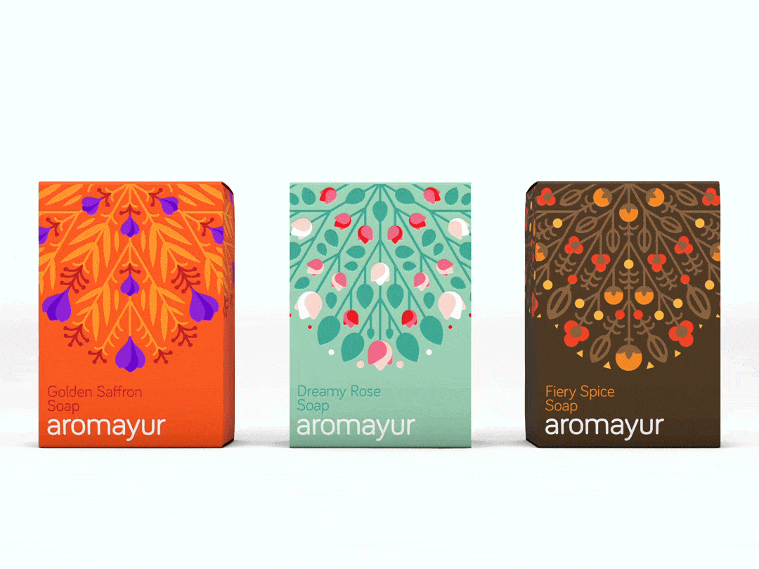 Aromayur - Identity & Packaging Design