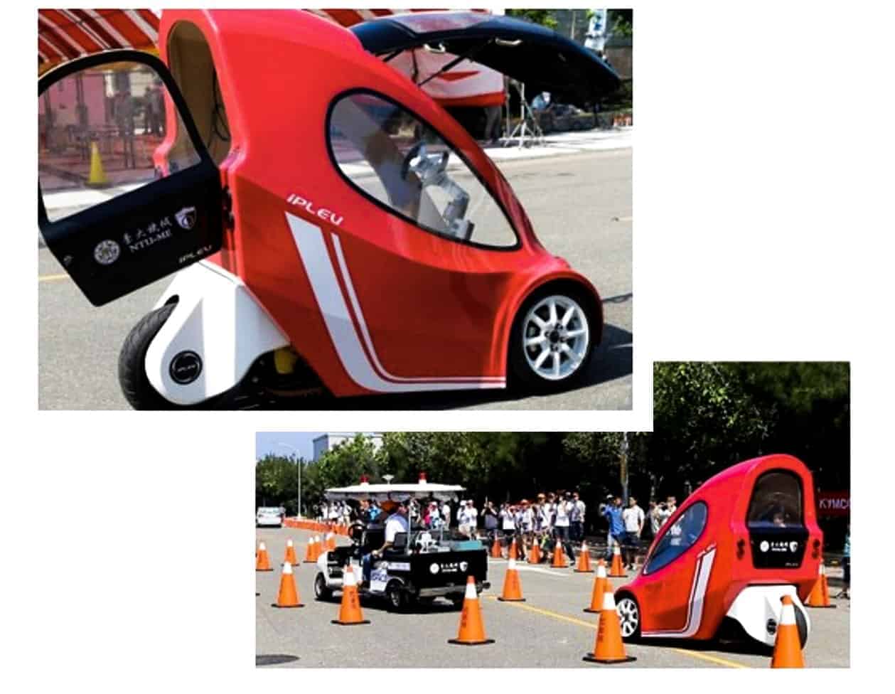 Intelligent Personal Lightweight Electric Vehicle (iPLEV) Design Ideas