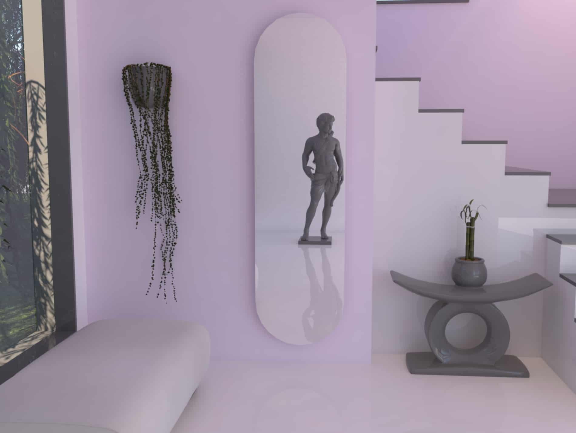 Violet interior space