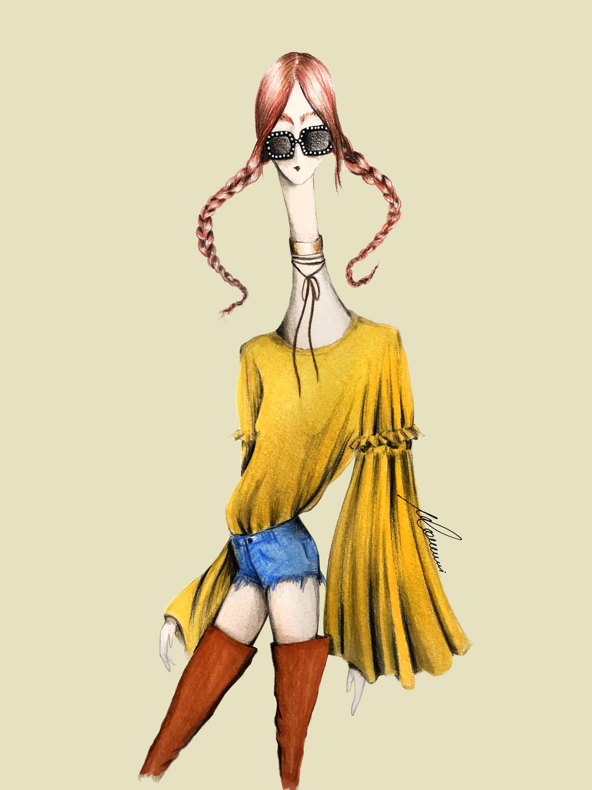 festival dress drawing Astrid Sequin Mini Dress main image 1