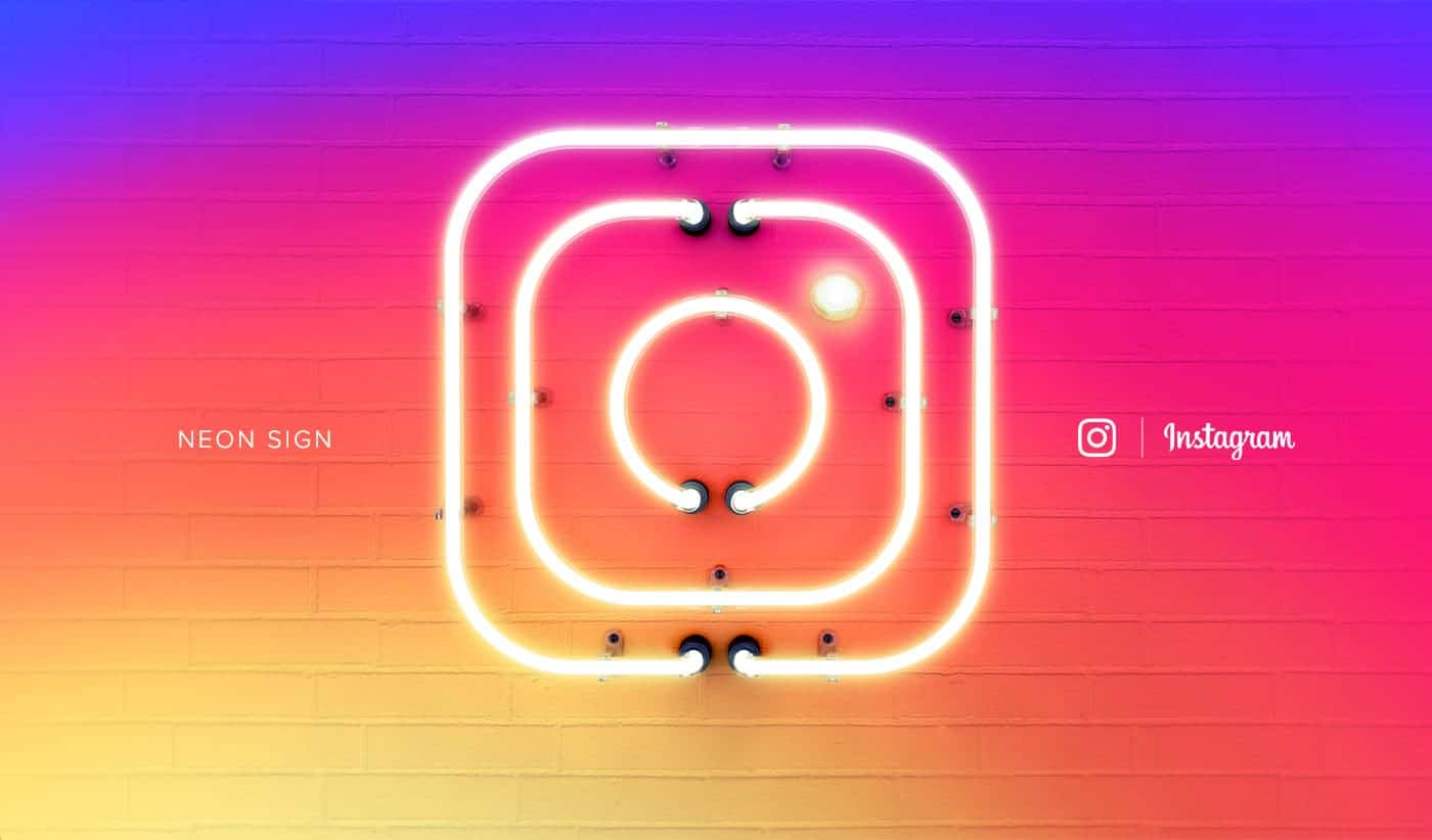 Instagram - Neon Sign 3D