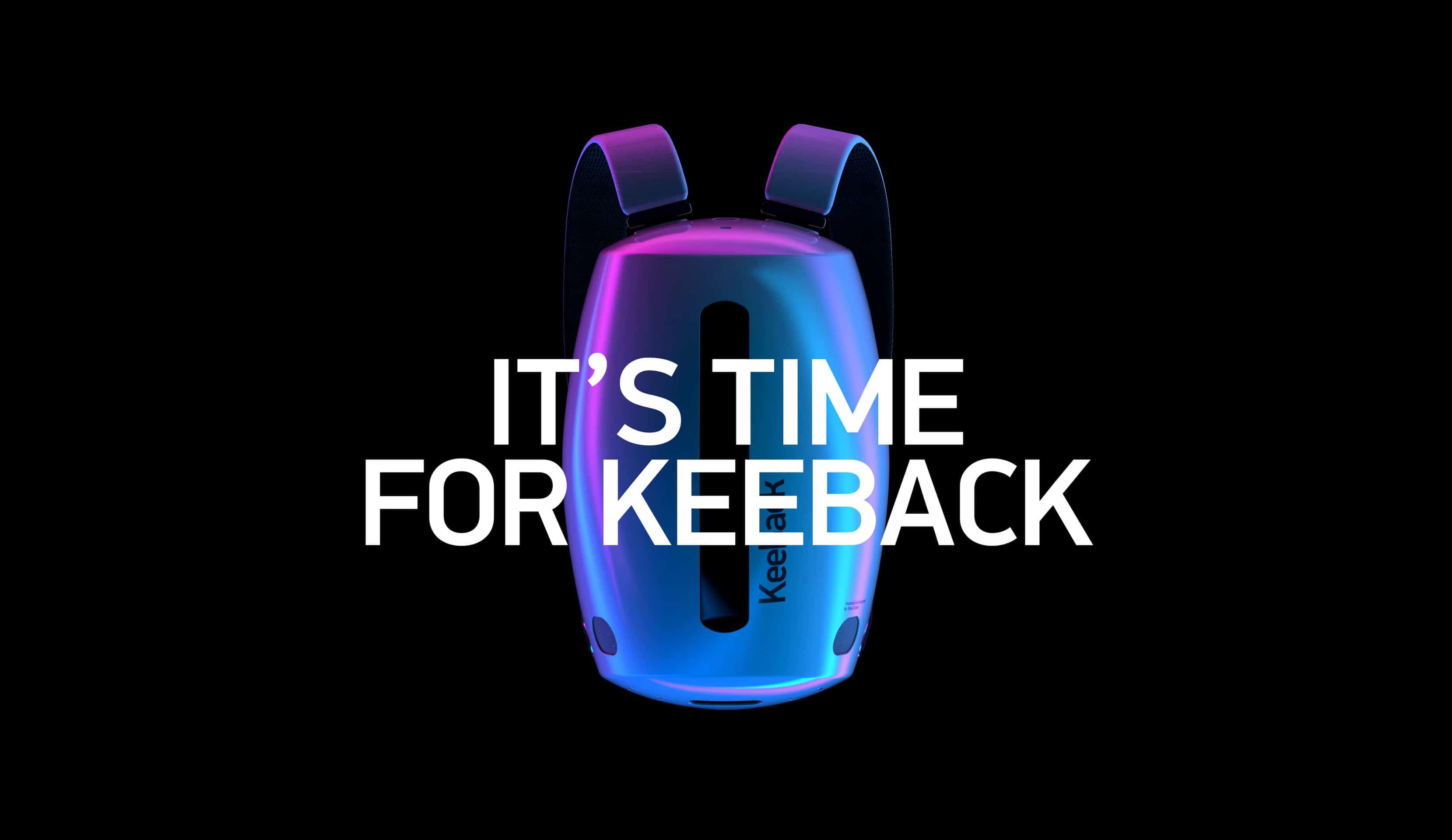Keeback - futuristic digital backpack