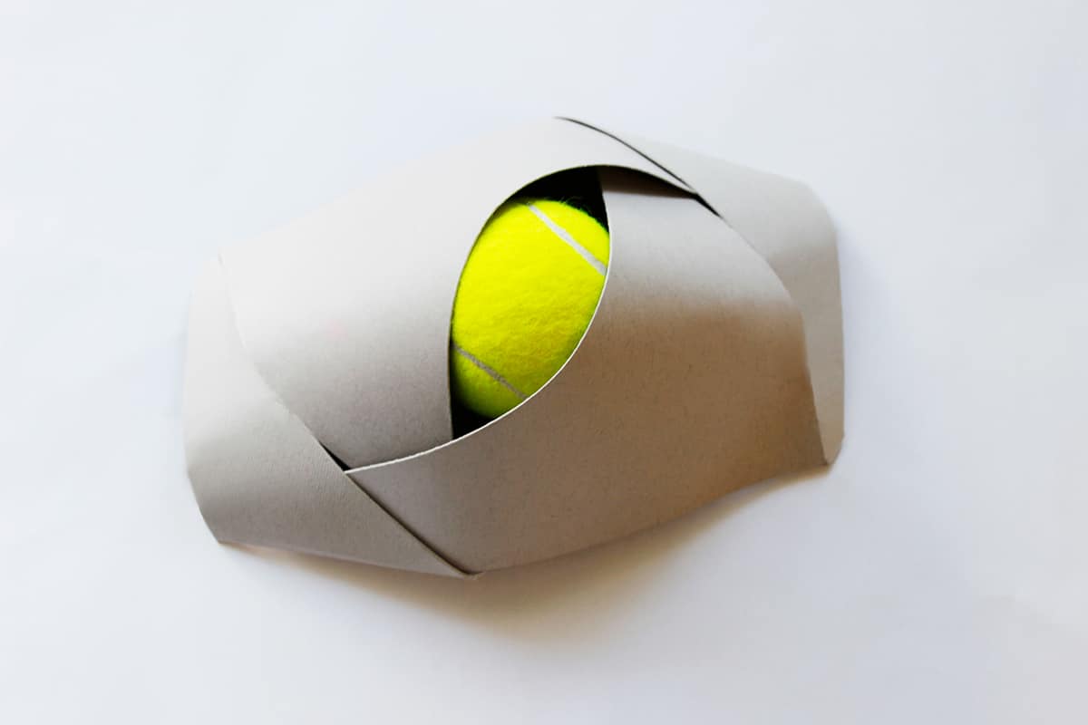 Packaging for a Tennis Ball