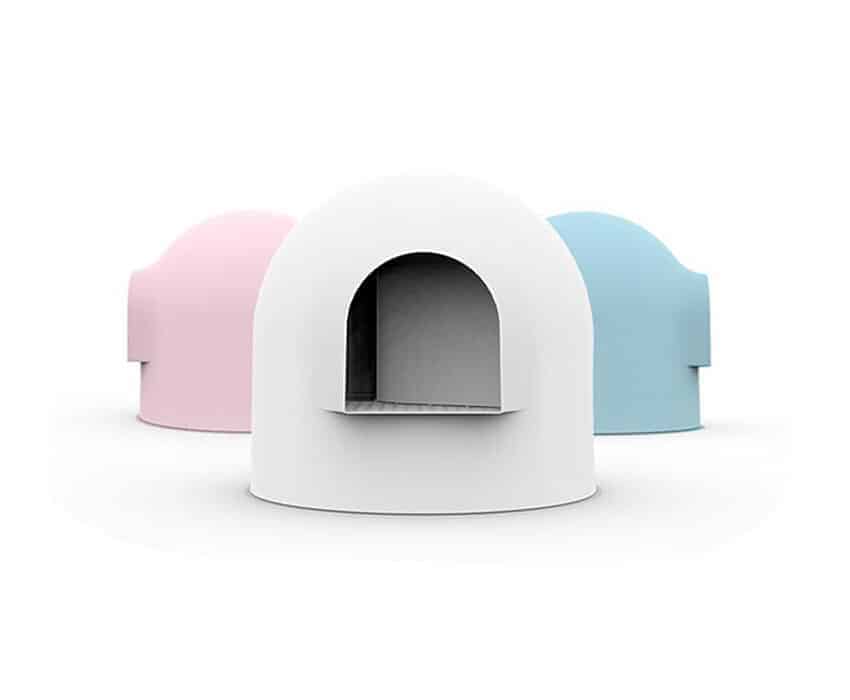 Cat igloo hotsell litter tray