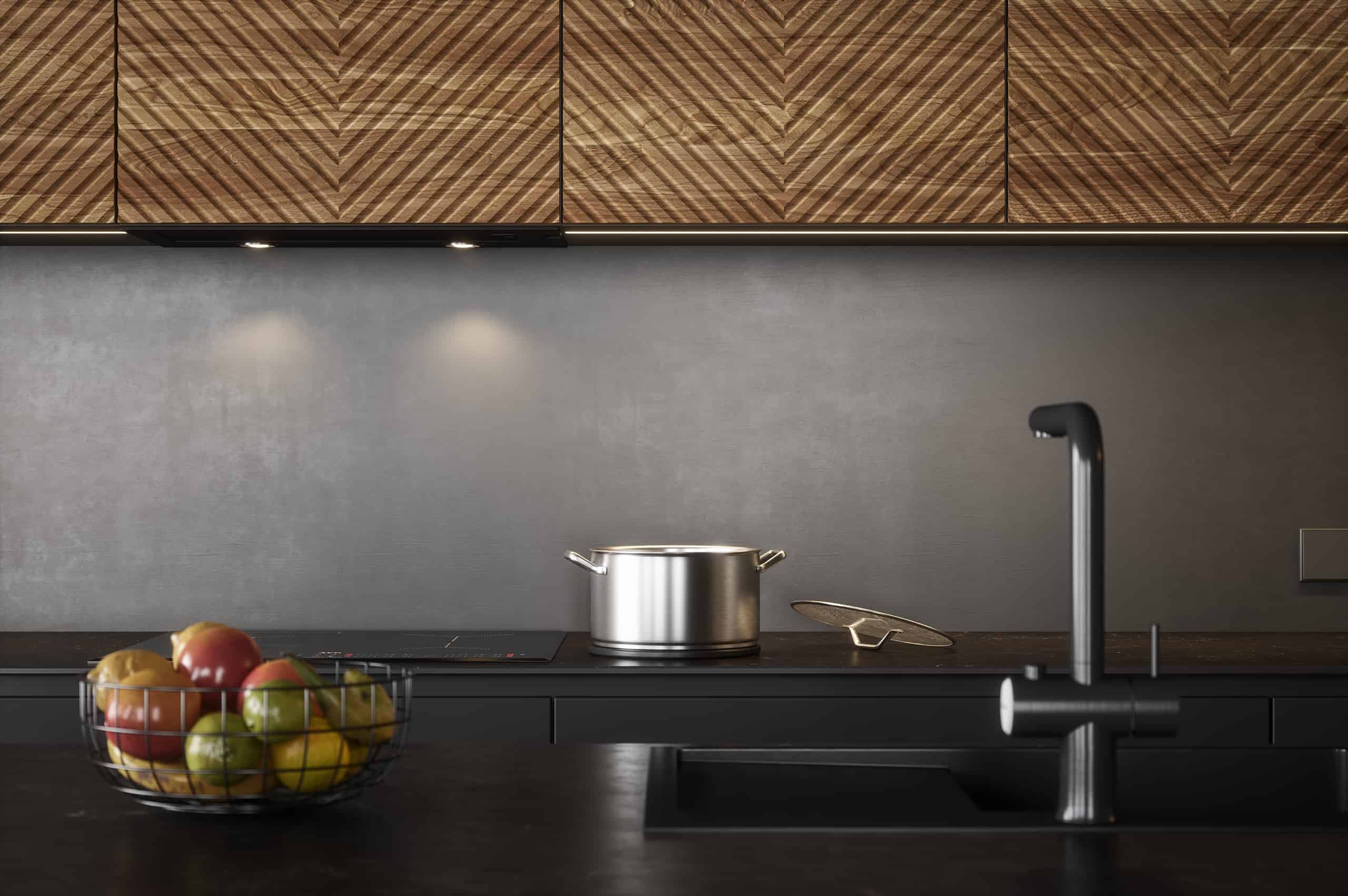 Black minimal kitchen | Design Ideas