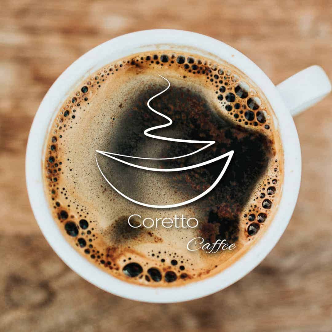 Minimalist logo for cafe