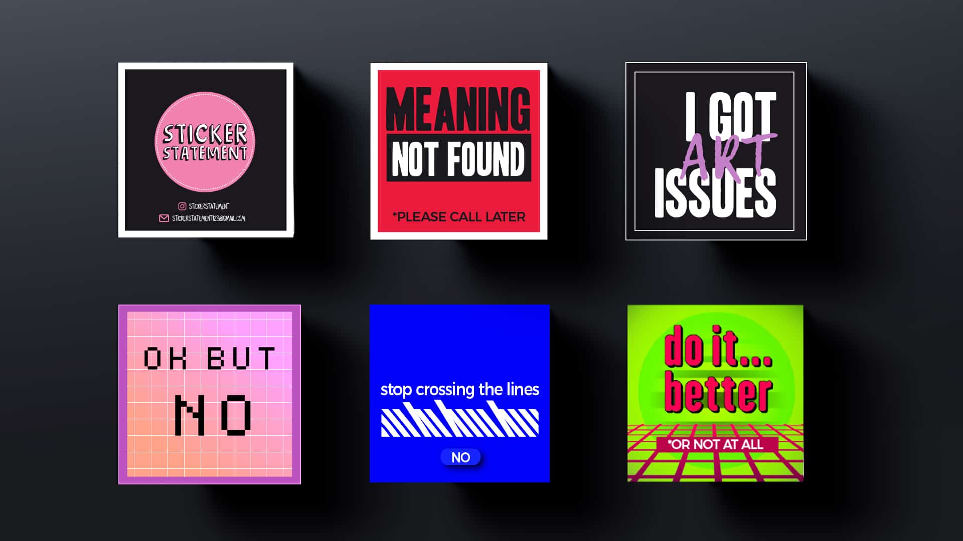 Sticker Statement | Design Ideas