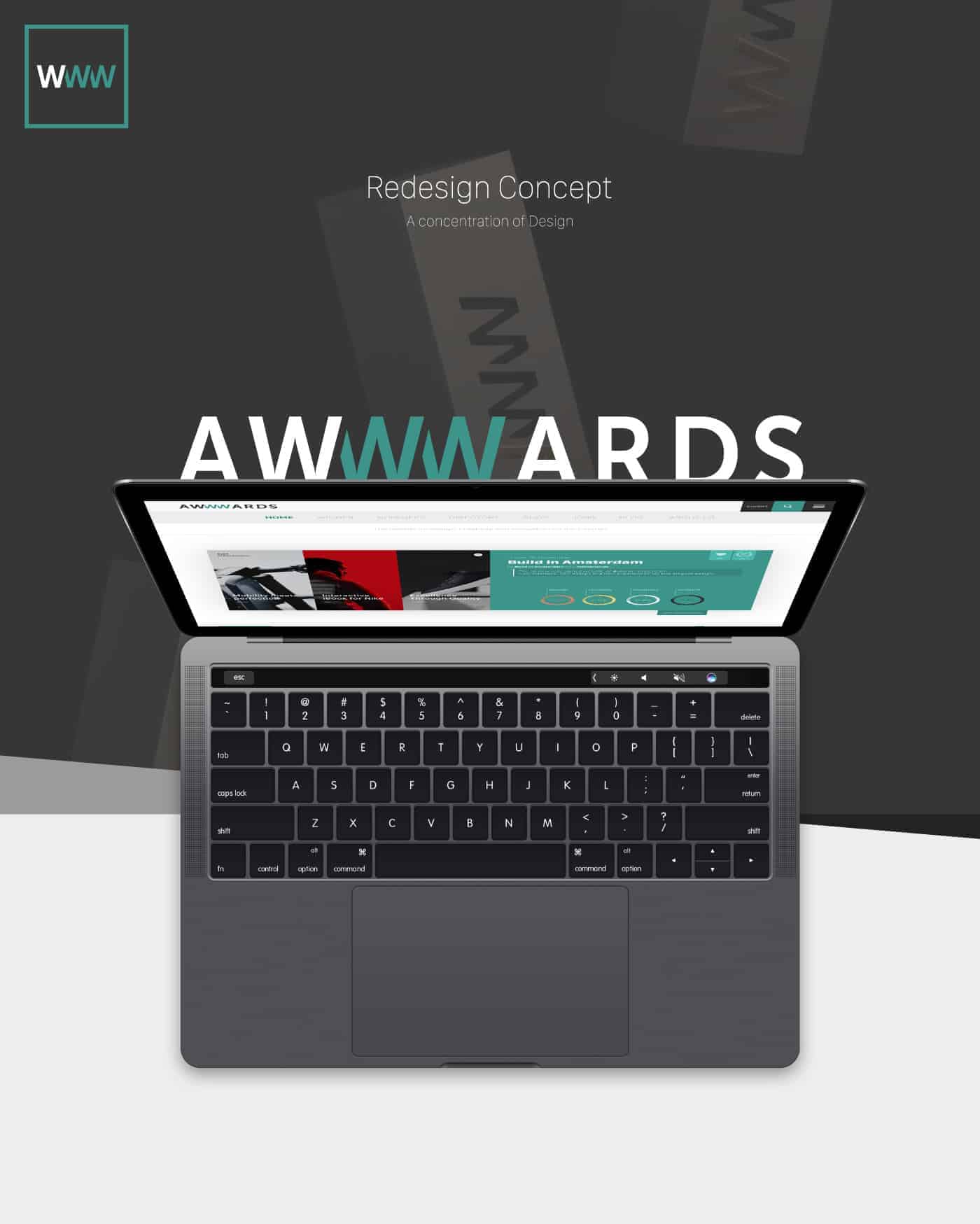 AWWWARDS - Redesign Web Site Concept