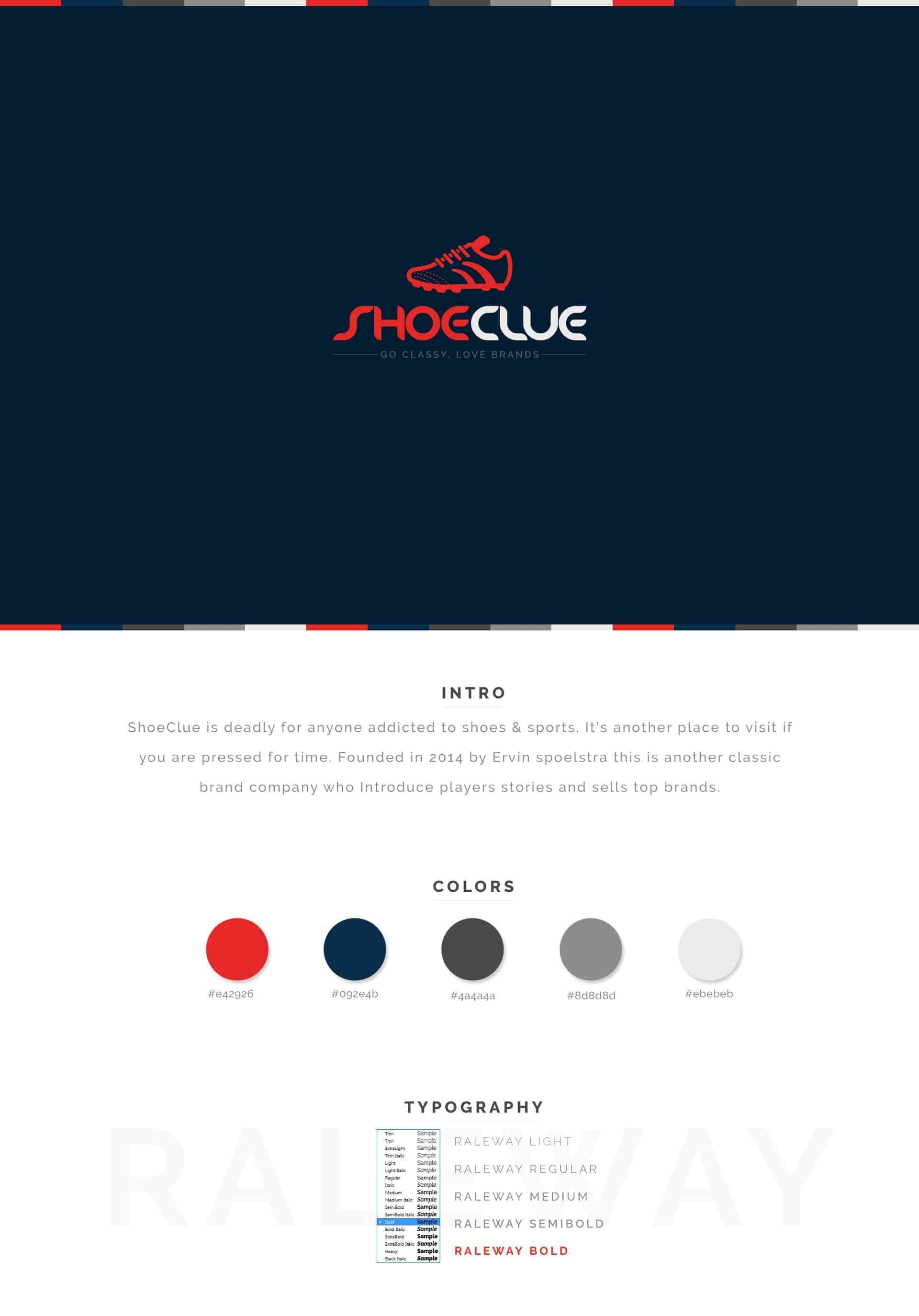 ShoeClue- ECommerce Website Design Case Study by UIUXStudio