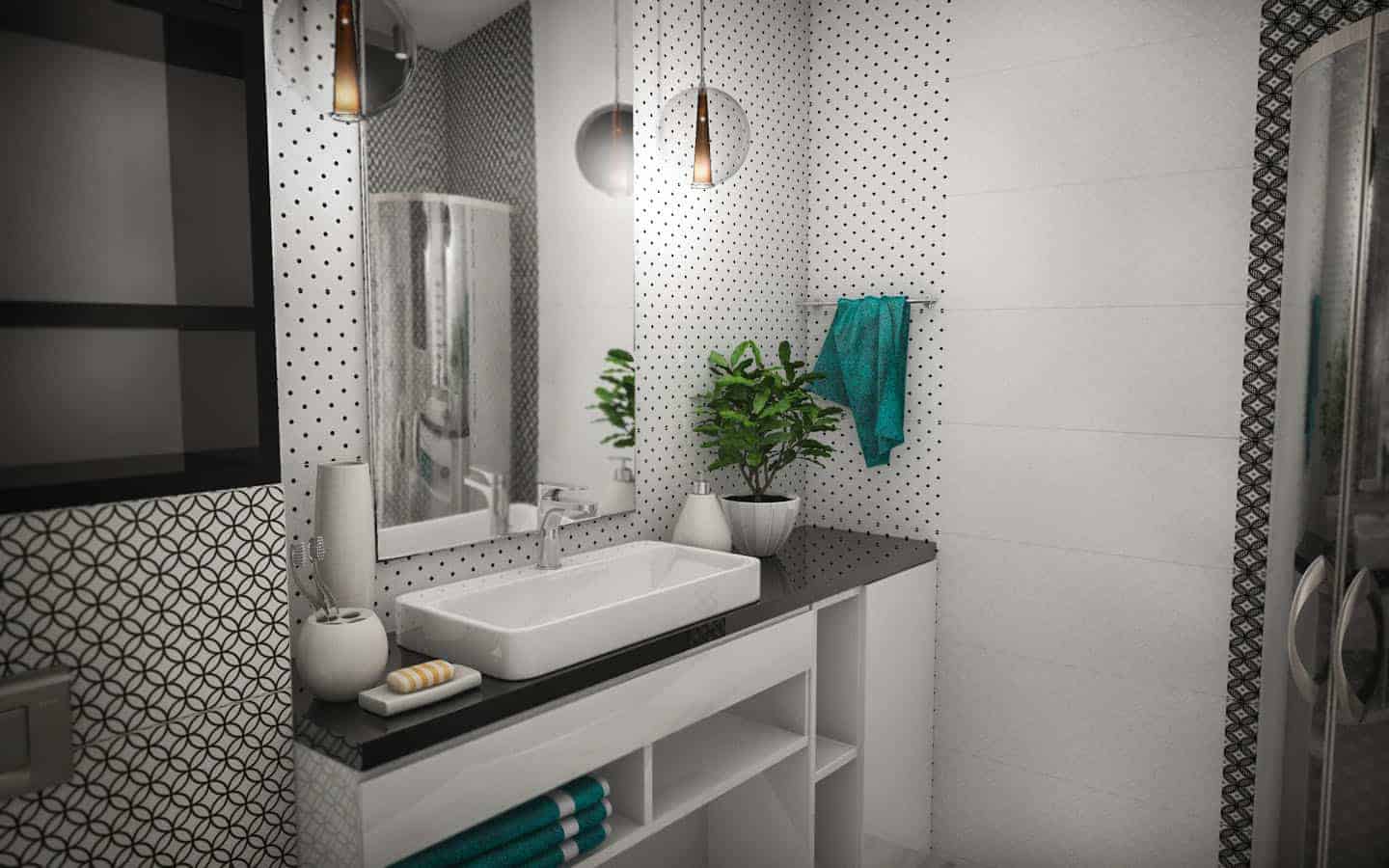 Black & White Bathroom | Design Ideas