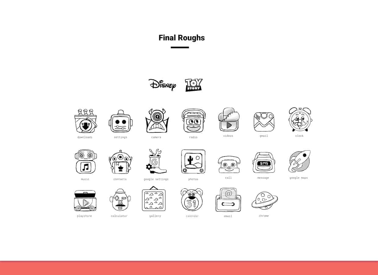 Disney Toy Story Icons by Leo Natsume