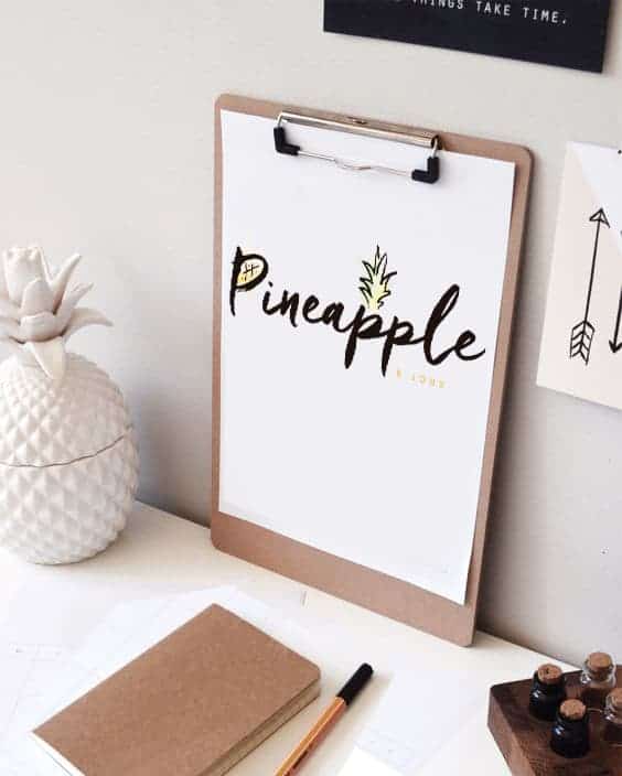 Pineapple Acessories Logo by Patrícia Neves